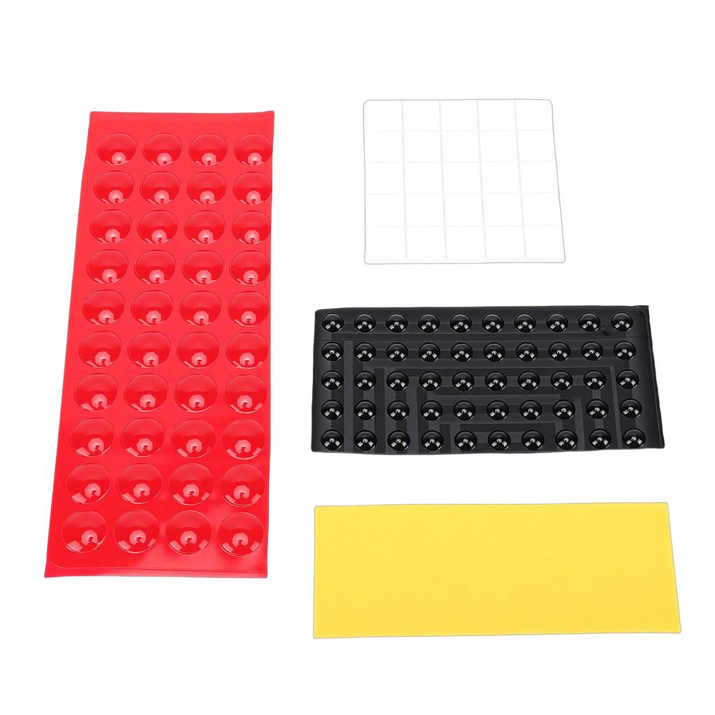 165 Pcs Dots for Visually Impaired Silicone Raised Tactile Adhesive Dots Red Yellow Black White