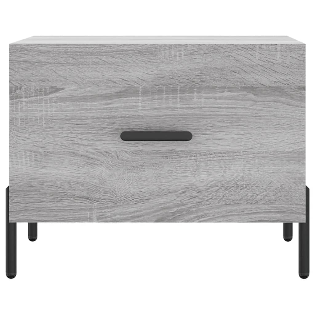  Coffee Table, Grey Sonoma Oak, 50x50x40 Cm