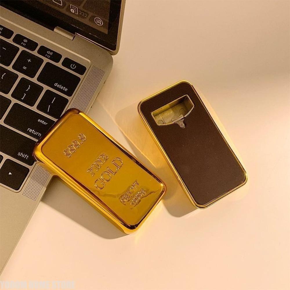 New Creative Stainless Steel Gold Bar Design Beer Bottle Can Opener Bar Restaurant Beverage Metal Opening Kitchen Tool Gift