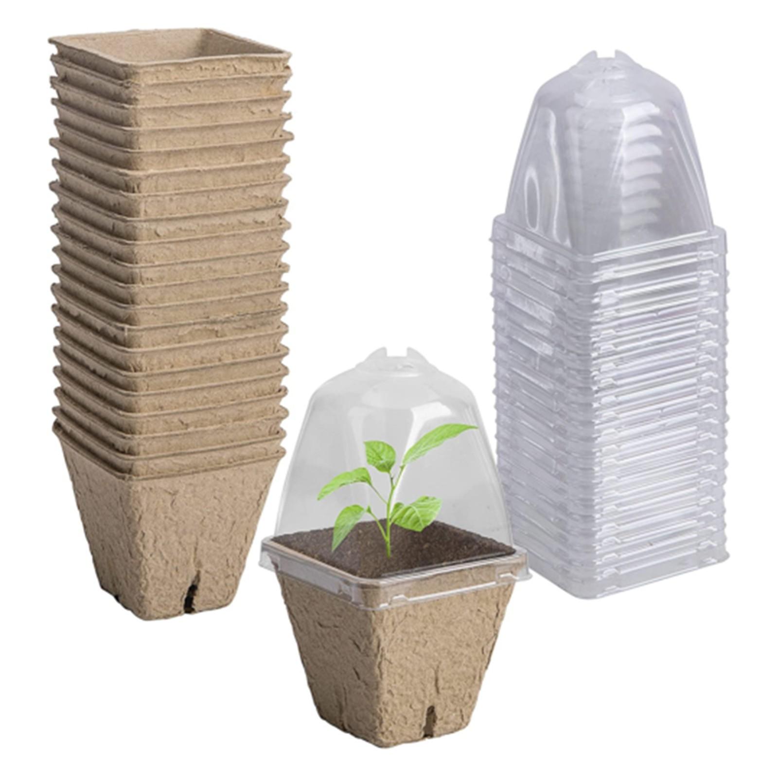 

10шт горшки для растений для выращивания аксессуаров для посадки в питомнике 8cm