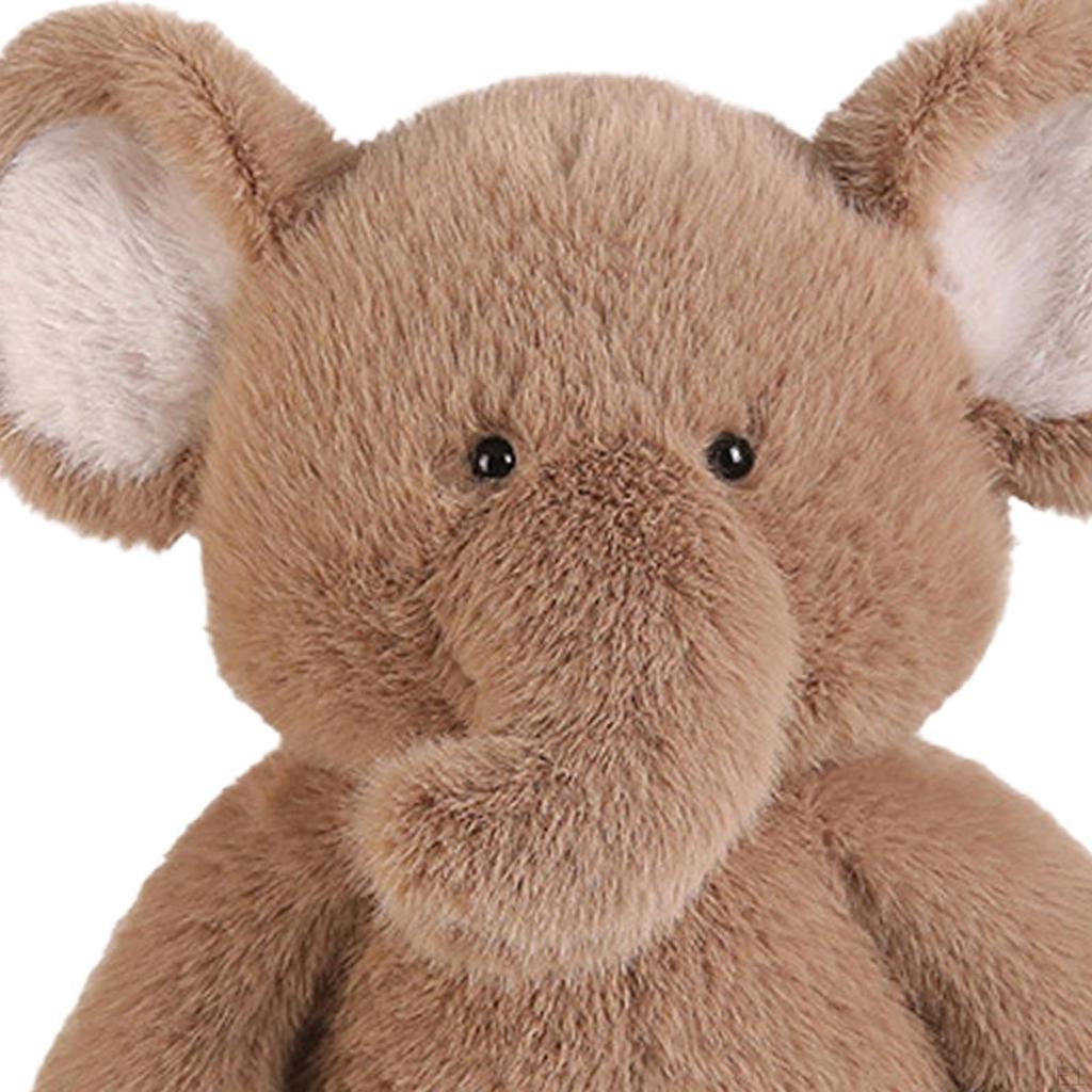 Plush Elephant Figure Toy Stuffed Animals Snuggling Realistic Soft Toys Doll for