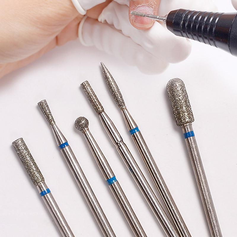 6Pcs Carbide Tungsten Nail Drill Bit Milling Cutter For Manicure Machine Electric Drill Bit Machine For Nail Tools Accessories