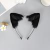 Artificial Cat Ears Headband Furry Lolita Ears Headwear Practical Hair Accessories  Adults