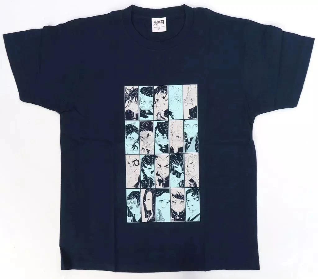 Demon Slayer Collection (Icon Pattern) T-shirt BA2 Navy M Size S