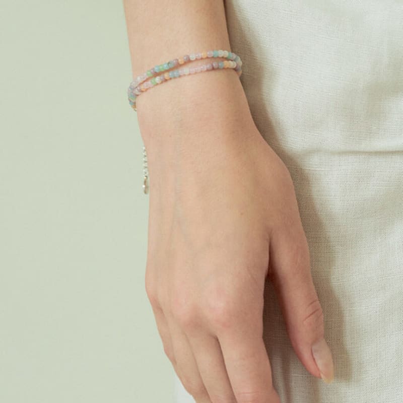 cotoit Cool Tone Beads Bracelet