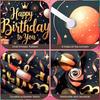 Celebration Background Joyful Design Joyful Banner Cheerful Display Star Patterns Birthday Party Display For Home Party Friends