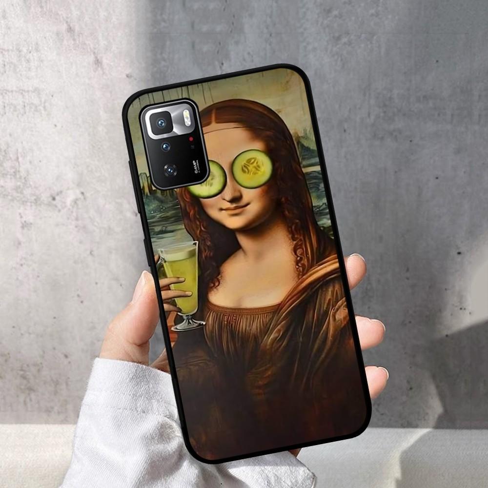 Mona Lisa Phone Case For Redmi Note 4 X 5 A 6 7 8 T 9 9S 10 11 11S 11Epro Poco M3 Pro
