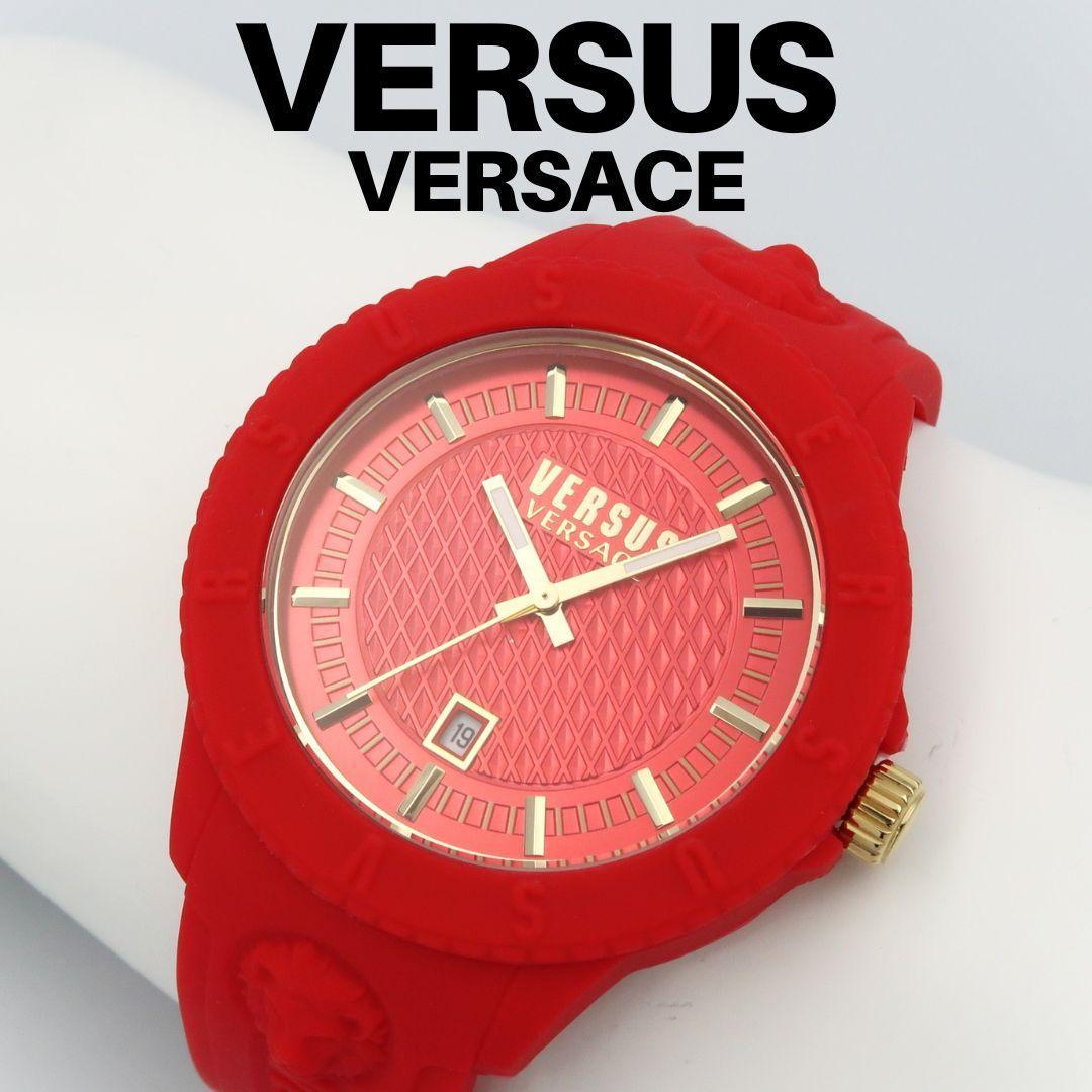 Used VERSUS VERSACE Versace watch red VSPOY8821