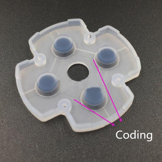 Replacement Silicone Gamepad for PS4 Controller Conductive Pad Repair Parts