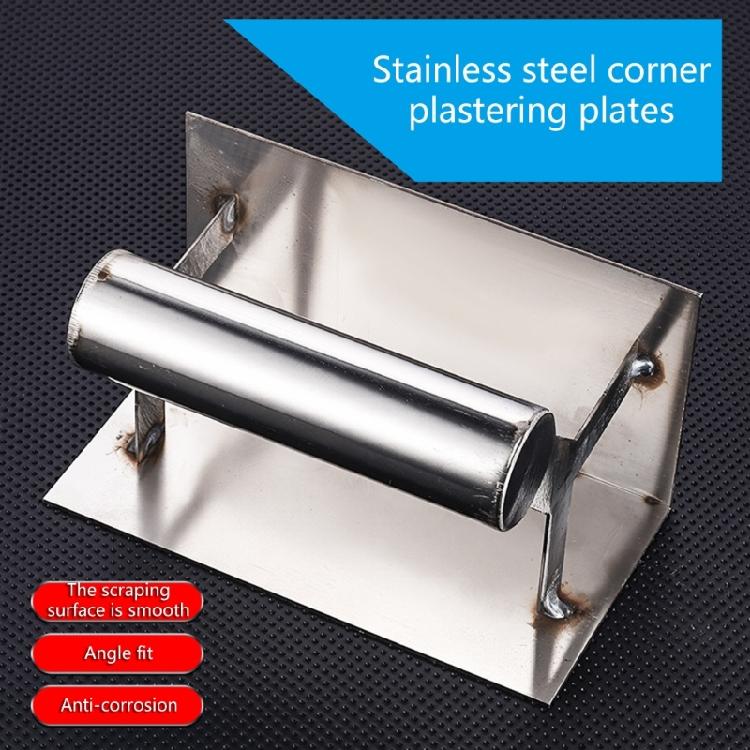 Professional Wall Corner Tool with Anti Slip Grip Corrosion Resistant Stainless Steel Blade for Smooth Surfaces Finishing