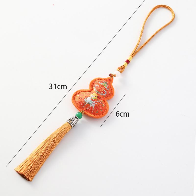 2026 Chinese New Year Metal Bell Pendant Wind Chime - Peace Blessing Ornament