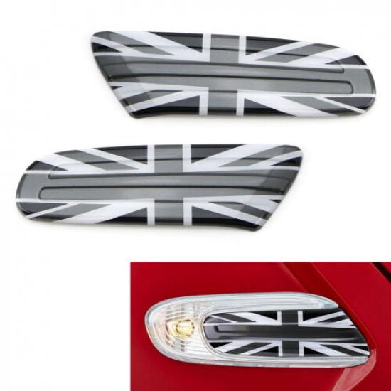 

Черный Боковой габаритный фонарь в стиле Юнион Джек UK Scuttle ert Для MINI F55 F56 F57