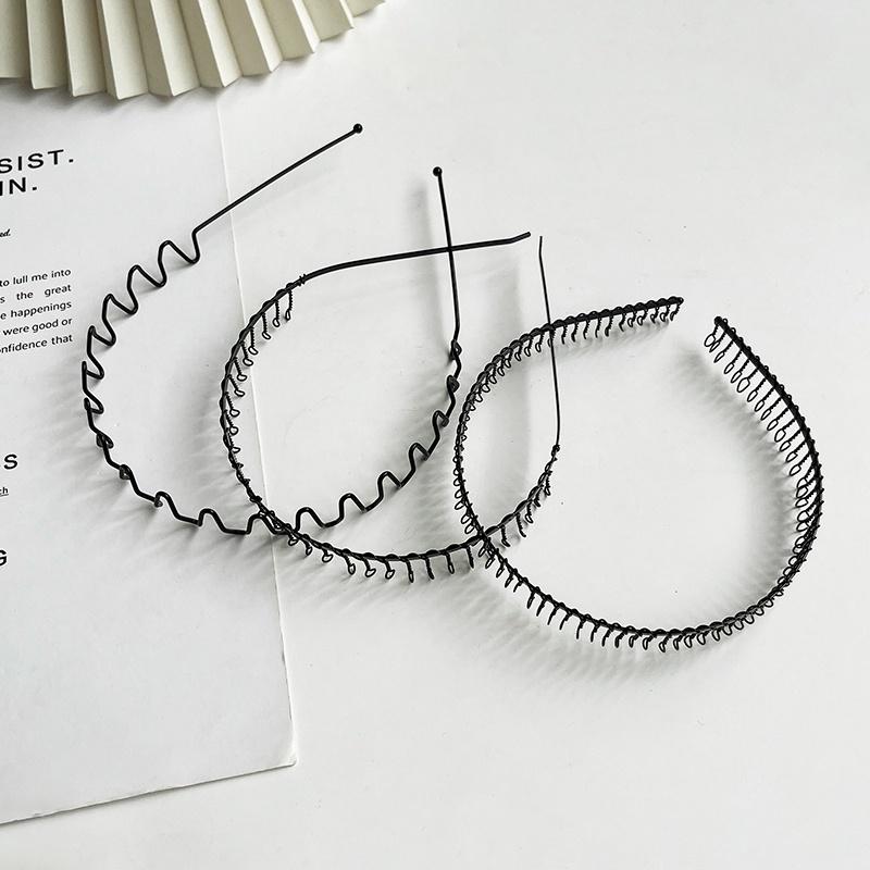 AISHG Non-slip Wash Wave Hair Bands for Women Invisible Movement Tide Simple Back Headwear Korean Hairband Girl Hair Accessories