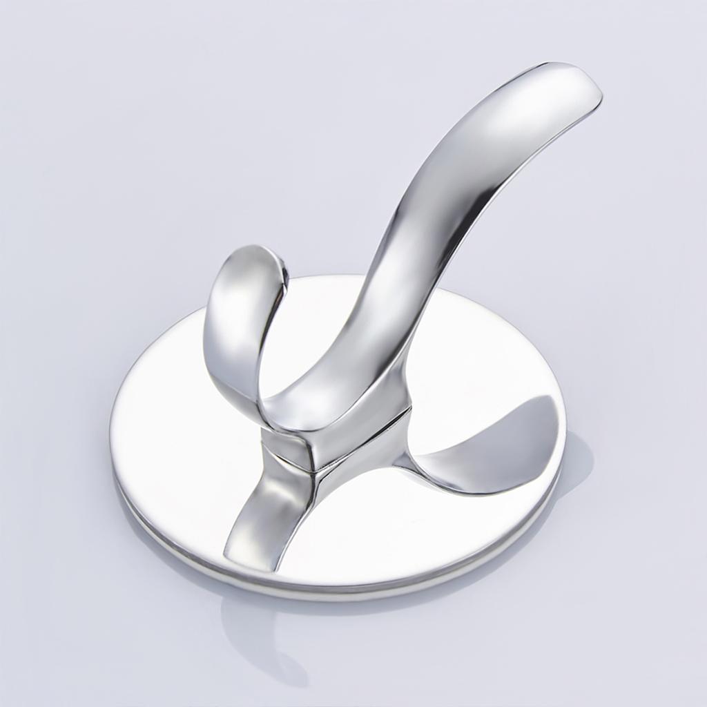 8/4pcs Adhesive Hooks Wall Mount Waterproof Stainless Steel Hooks for Hanging Coat, Hat,Towel Robe Hook Rack for Bedroom Kitchen