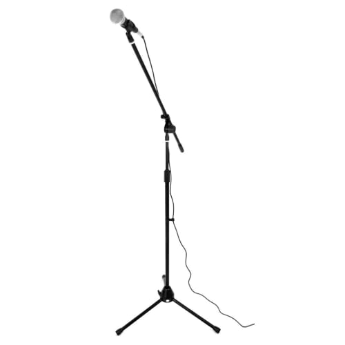 KC MBCS + CM2000 Boom Microphone Stand & Dynamic Microphone Set, Black (Includes Soft Carrying Case)