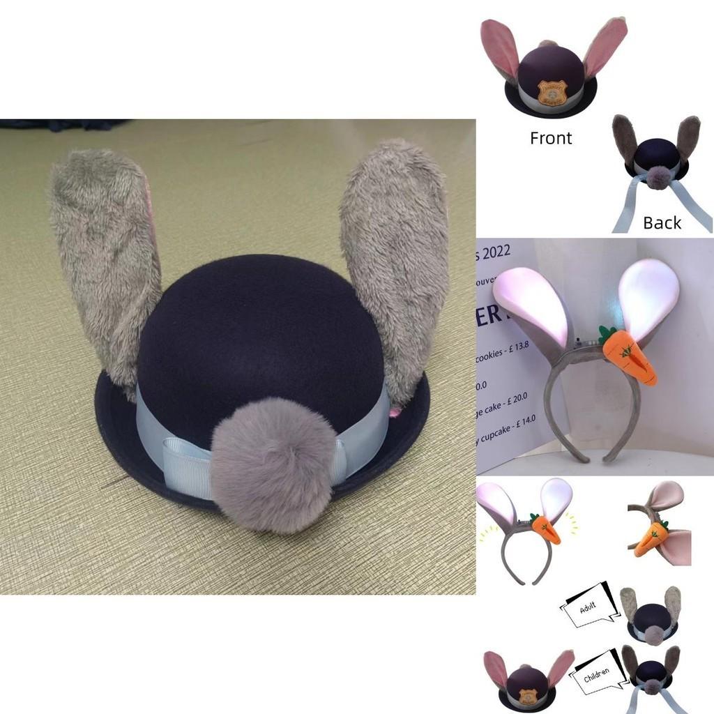 Glowing Headgear For Judy Cosplay Costume Perfect For Kids And Adults