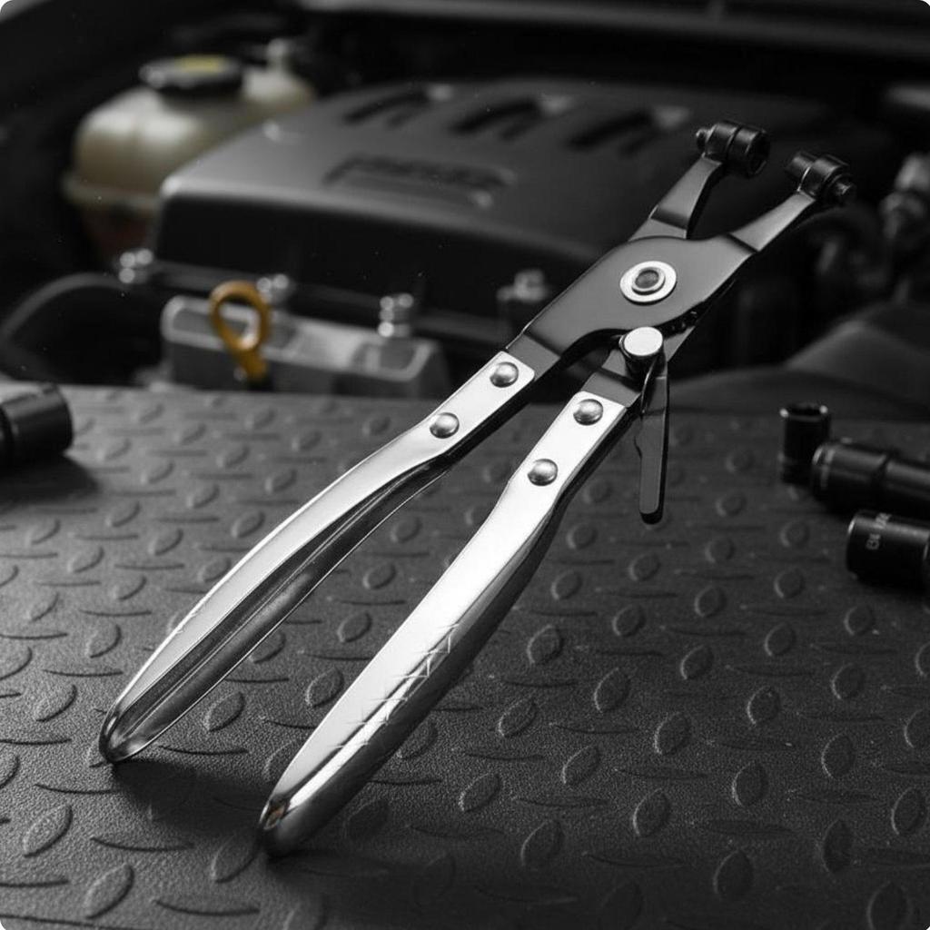 Automotive Hose Clamp Removal Tool Heavy Duty Swivel Jaw Plier Labor Saving for