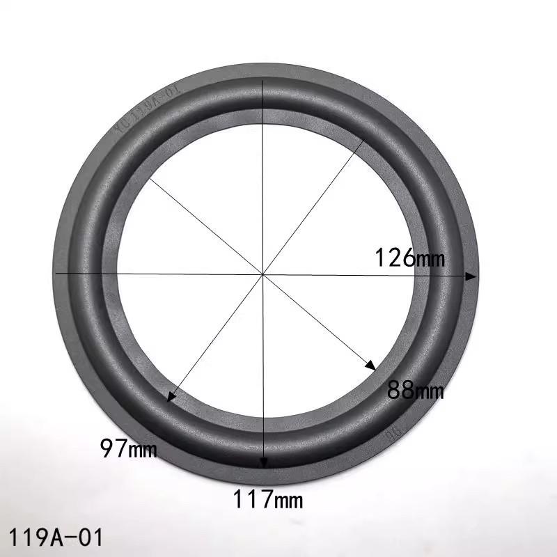 Speaker Repair Rubber Edge: Sizes 1.5/2/2.75/3/4/5/6/7/8/10/12 inches
