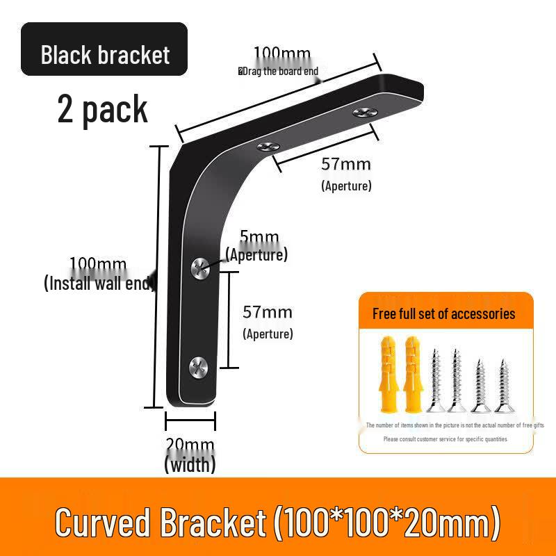 Rongyu L-Shaped Shelf Brackets