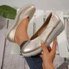 Dámské Módní Lodičky na Klínku 2026 Jaro Léto Lehká Platforma Mokasíny Žena Měkká Podrážka Pohodlí Neformální Boty Větší Velikost 42