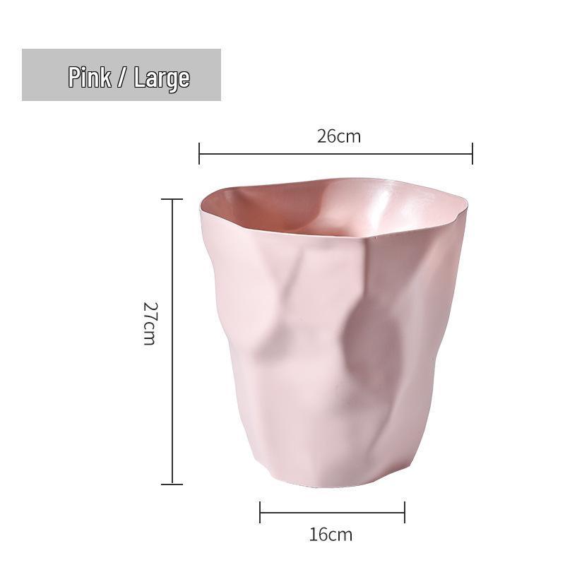 Nordic Simple Design Creative Trash Can for Kitchen, Living Room, Bedroom, Bathroom