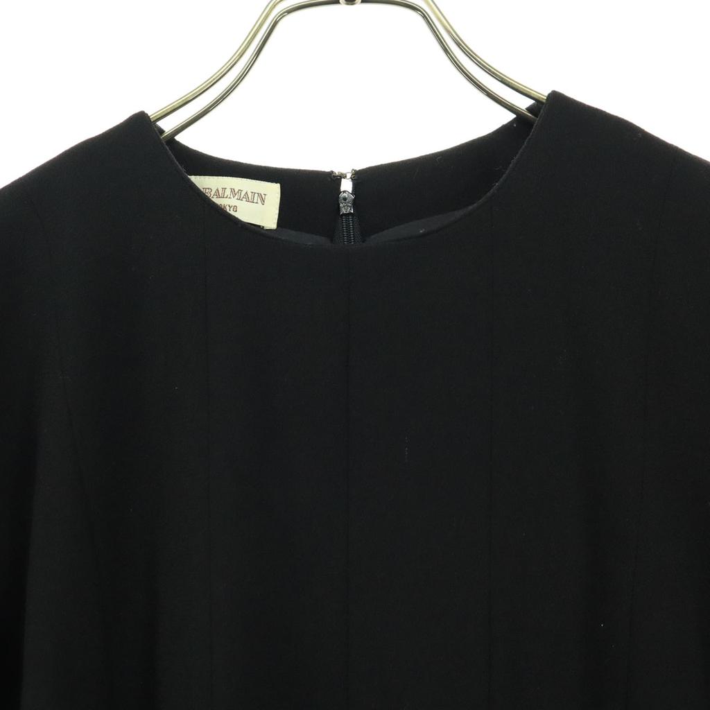 Beauty products MISS BALMAIN Long sleeve Pleated Long dress 7 black Women Used