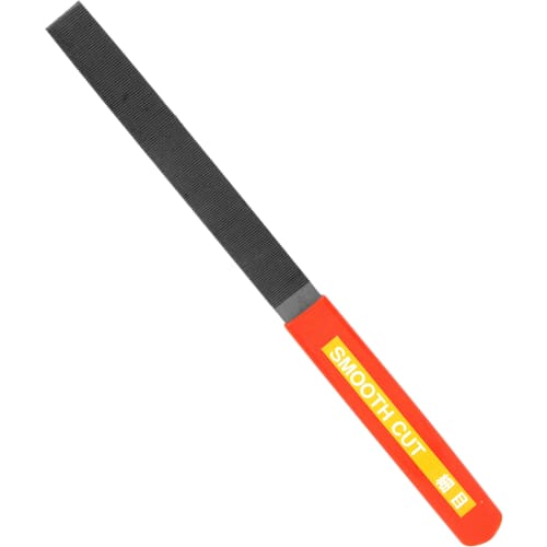 SK11 Aluminum and Plastic File, Flat, 235mm, for Rough and Finish Cutting of Aluminum, Plastic, PVC, Etc.