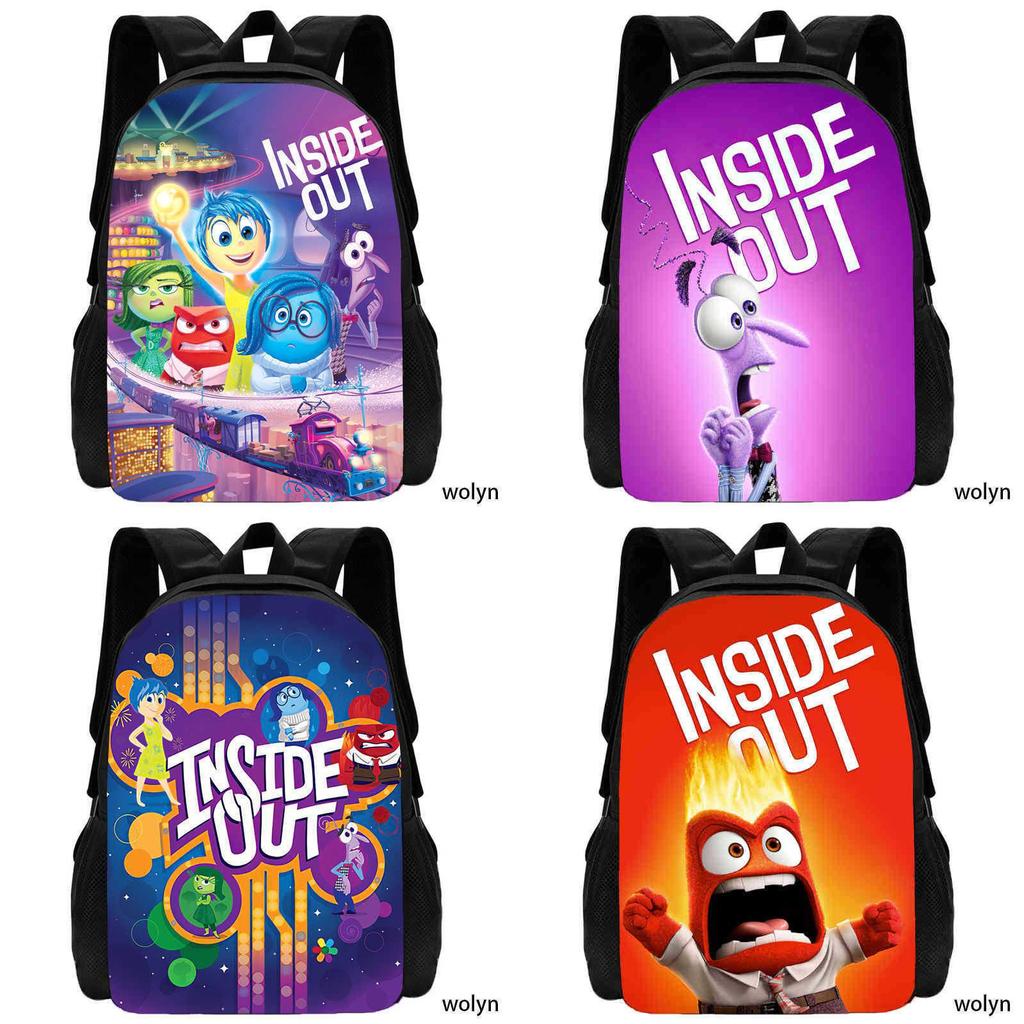 Inside Out 2 Anime Backpack For School And Travel With Storage Compartments
