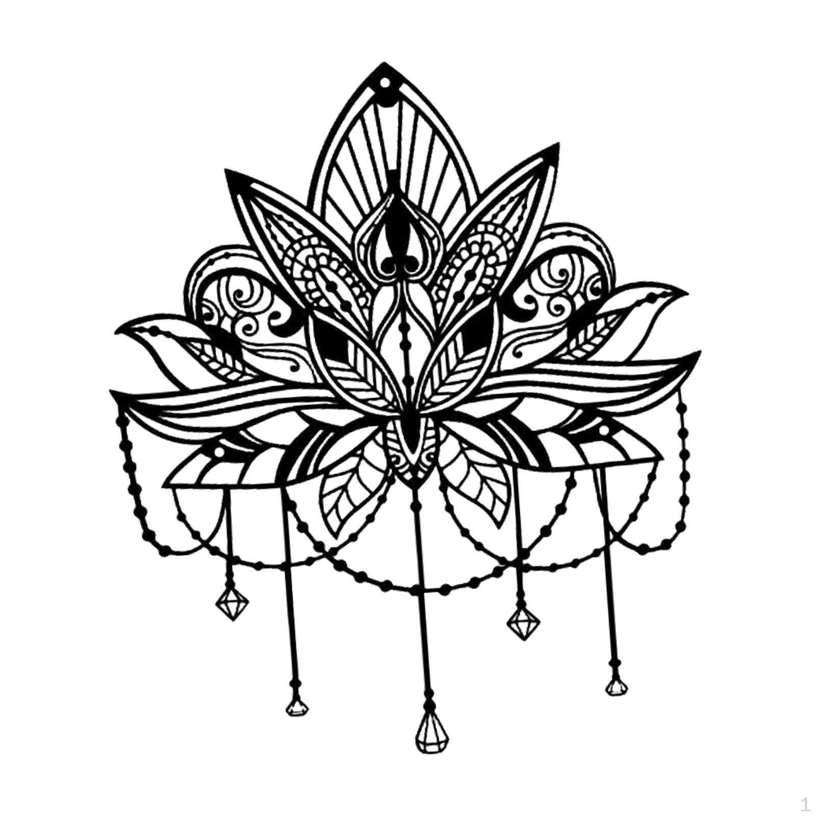 

Lotus Metal Wall Art Decoration Gift Decorative Modern Hanging Ornament Artwork for Shop