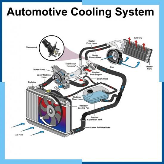 Pack (1) Engine Coolant Thermostat Housing Assembly For Honda Accord 2003-2007