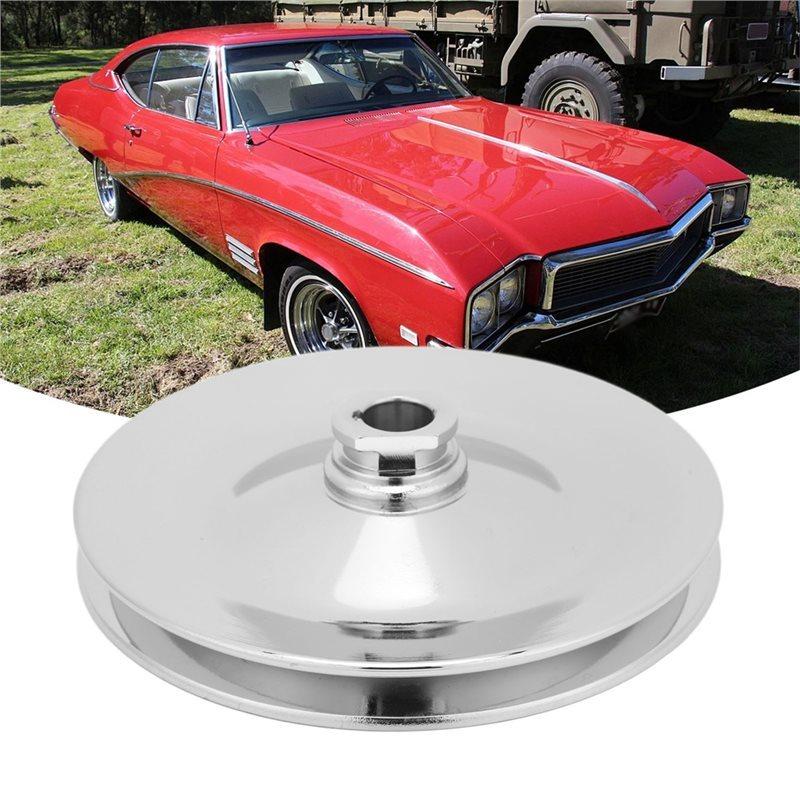 Per Chevy Puleggia Cinghia a V Pompa Singola Scanalatura 5/8 In Albero con Chiavetta Puleggia Servosterzo