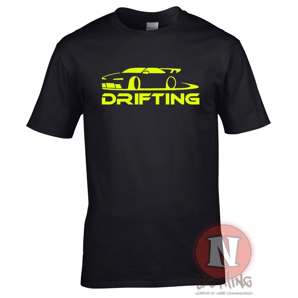 Drifting TShirt Jdm Jap Smoking Tyres Racing Track Day Birthday Drift Teeshirt