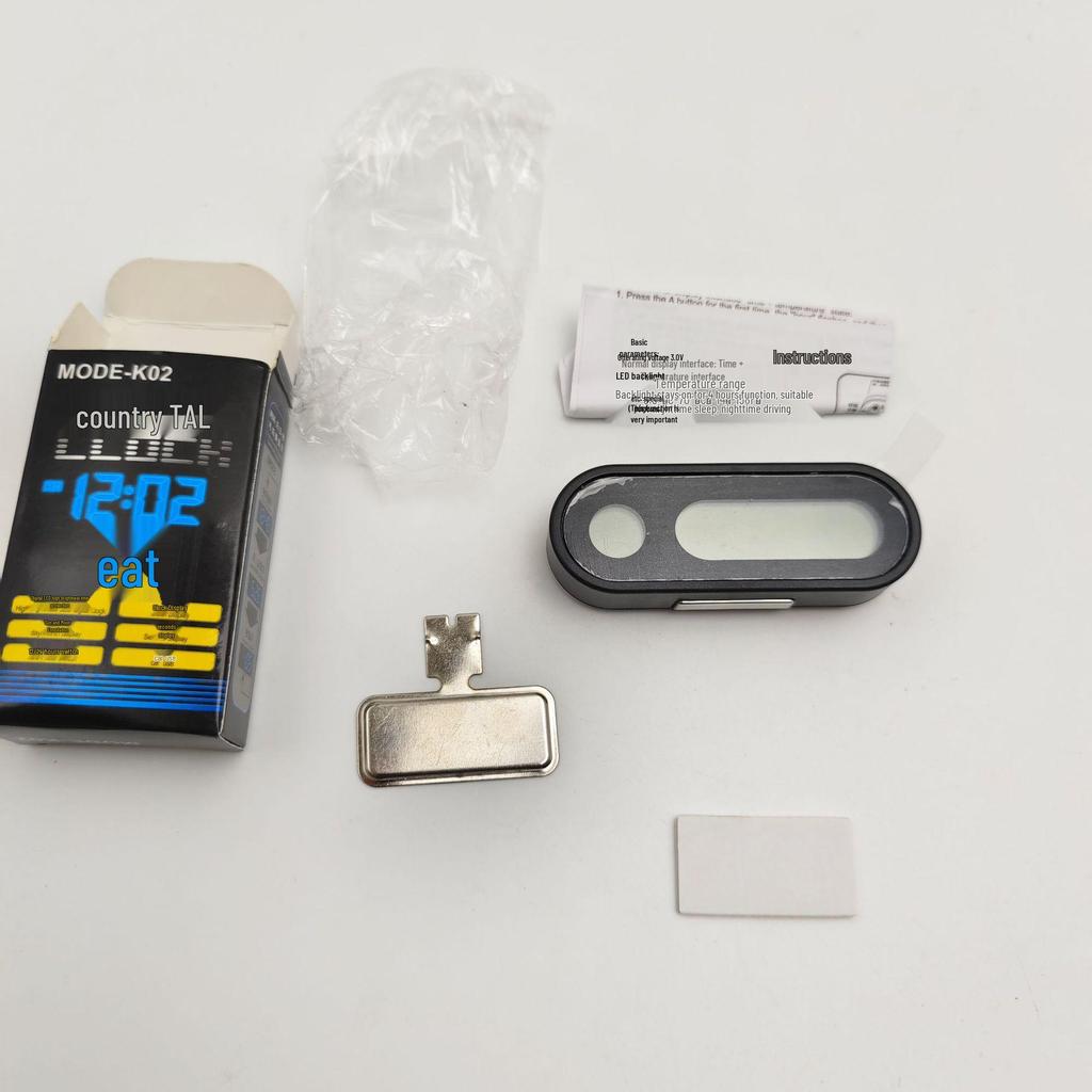 Auto Lüftungsschlitz Leuchtende Uhr & Thermometer
