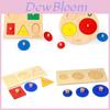 Wooden Geometric Shape Puzzle For Toddler Montessori Educational Toys