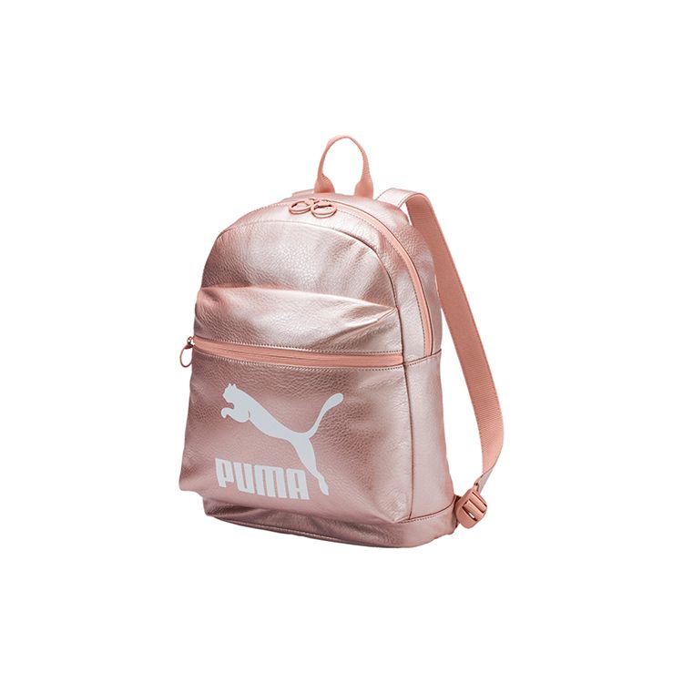 Puma Основной Металлический Цвет Молния Рюкзак Женский Рюкзак Розовый 075164-01 Pink