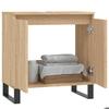 VidaXL Bathroom Cabinet Sonoma Oak 58x33x60 Cm Engineered Wood 831591