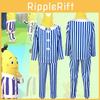 Halloween Outfit Cosplay Unisex Pajamas Banana Man Game Role Play Show Stage