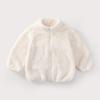 Children's Plush Spring/Autumn Coat for Boys and Girls - Warm, Double-Sided Fleece Outerwear