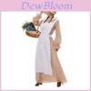 Halloween Rural Girls Costume For Women With Polyester Fabric And Fairy Tale Style For Cosplay Enthusiasts