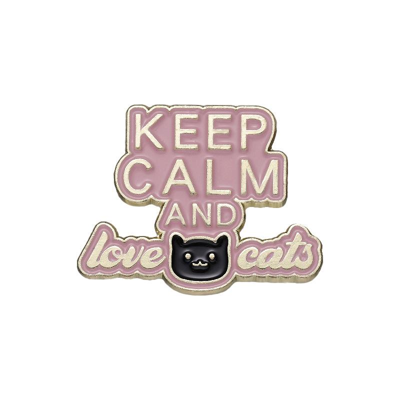 

Brooch Stylish Cat Enamel Pin Eyecatching Decorative Accessory For Men And Women XZ8177