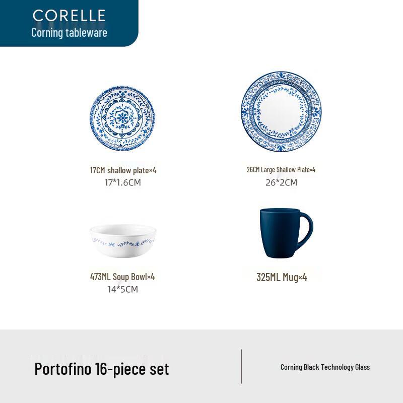 

Huihuang Portofino Melamine Dinnerware Set