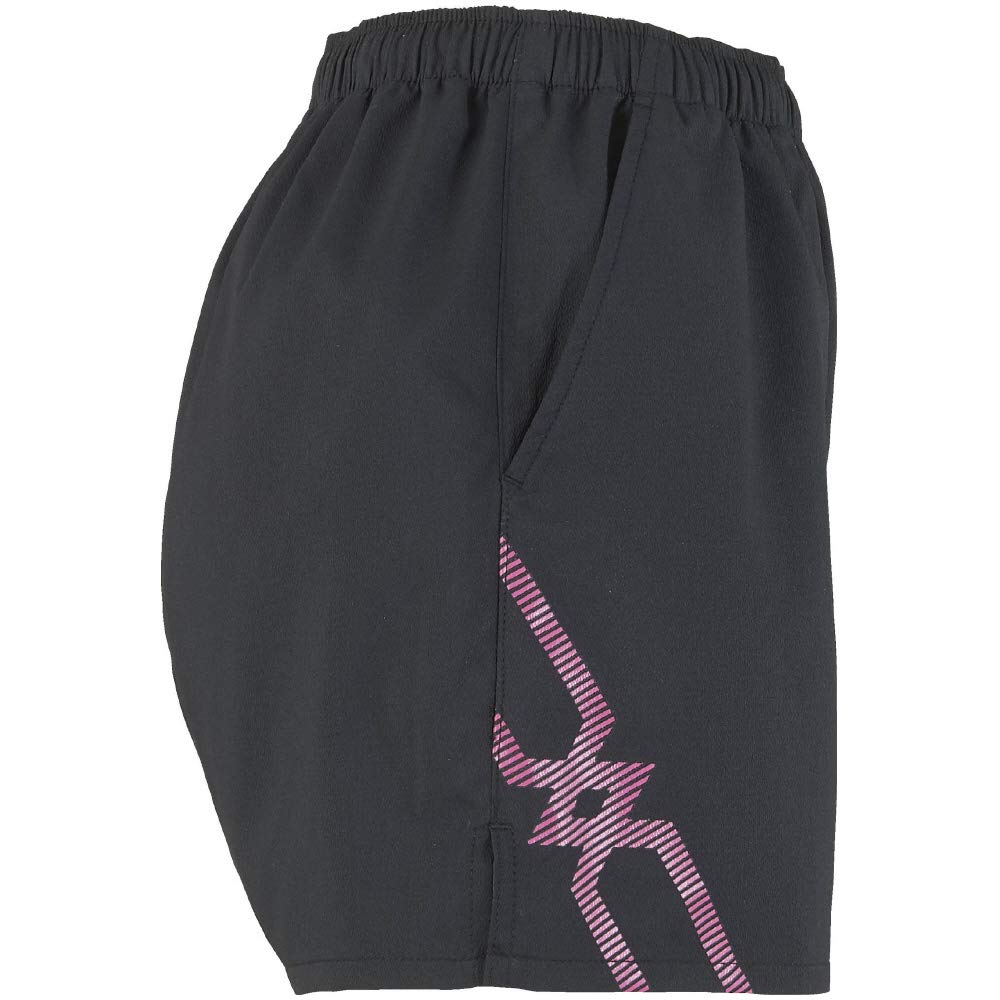 Mizuno JTTA 82JB9203 Table Tennis Game Size L to Japanese Size Women's Pants, Standard, Moisture-Wicking, Quick-Drying, Black/Pink, (Equivalent L)