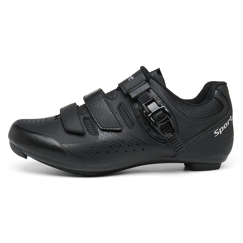 Unisex Cycling Shoes Mountain Road Bikes With Rotating Dial Velcro Strap Non-Lock Option Lightweight Anti-Slip