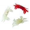 White/Red Soft Lure PVC Fishing Tackle Gear Accessories