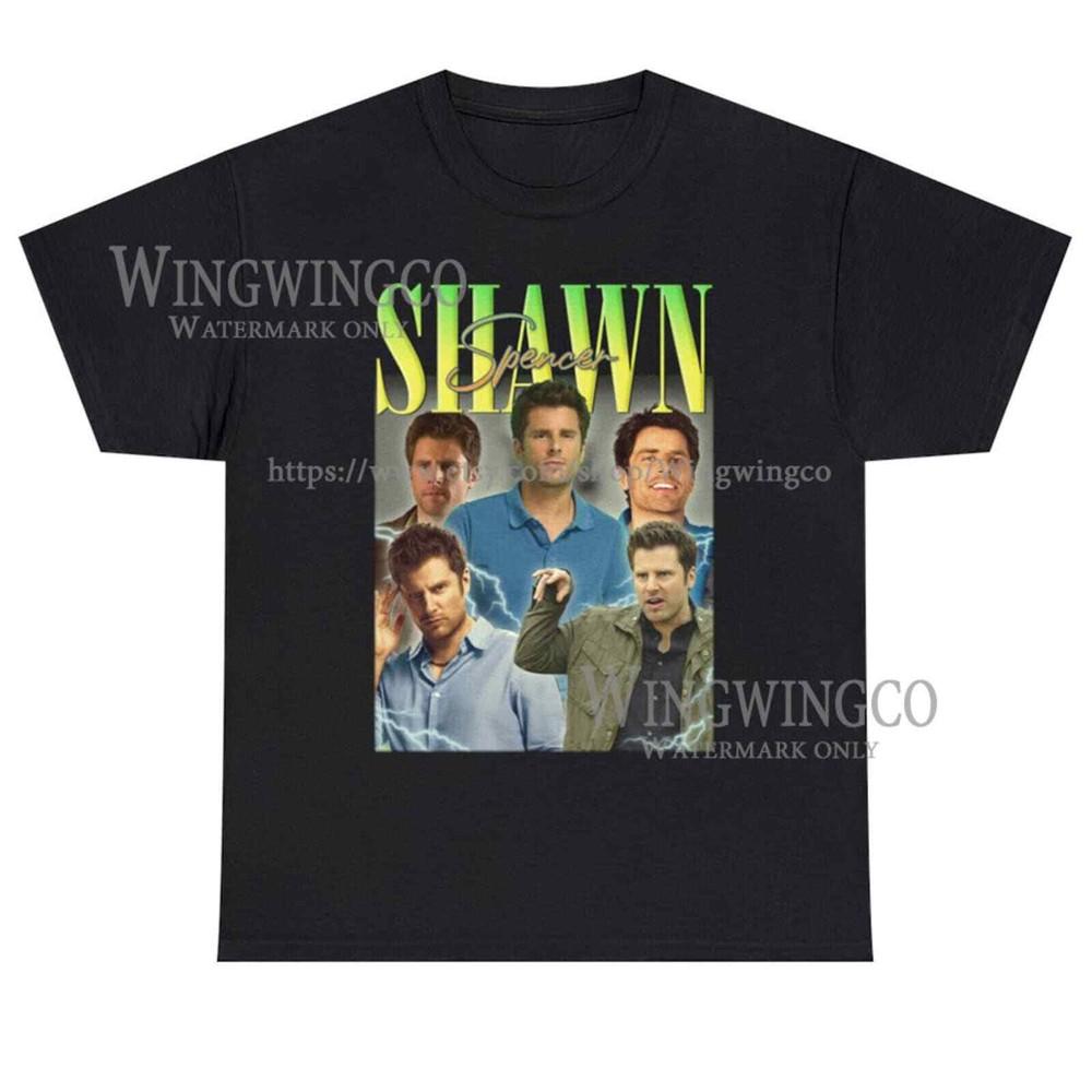 Shawn Spencer Vintage Bootleg Tshirt, James Roday Rodriguez Vintage Graphic Swea Unisex T-Shirt M