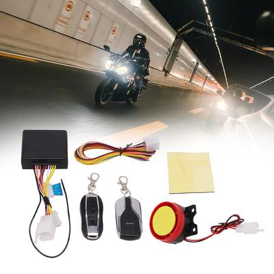 Motorrad-Alarmsystem, integrierter Stoßsensor, Motorstart-Anti-Diebstahl