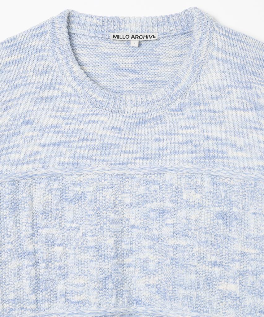 MILLO ARCHIVE Square Twist Knit [Light Blue]