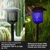 Outdoor Solar Mosquito Light, Water Resistant LED Light, Insect Trap, Electric Discharge, For Lawn, Garden, Courtyard