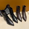 Fashion Women's Boots 2025 New Designer Vintage Women Ankle Boots Fashion Pointed Toe Short Booties Elegant High Heels Shoes Botas Mujer