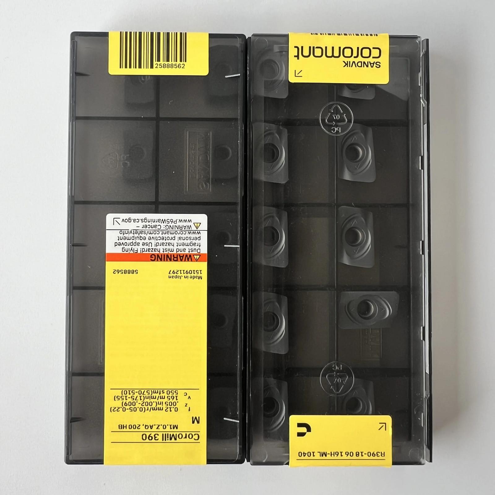 

SANDVIK / R390-180616H-ML 1040 / Industrial indexable Carbide Inserts 10 Pcs